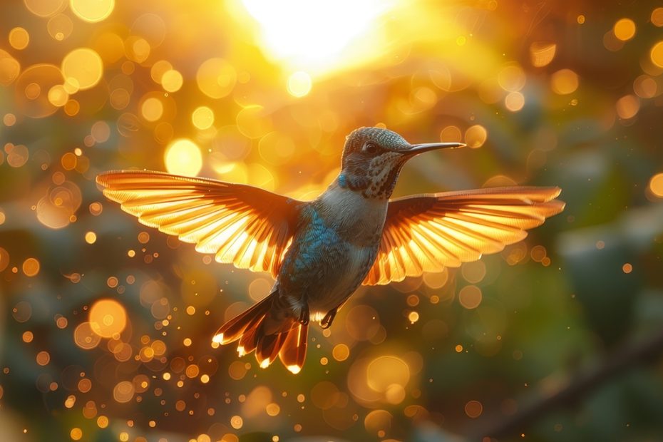 bird in bright light out of krise ohne krise
